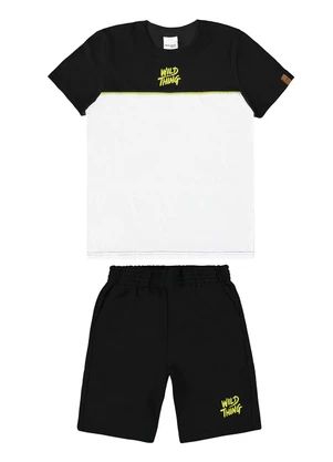 Malwee Kids - Conjunto Preto Wild Thing Menino - MALWEE KIDS