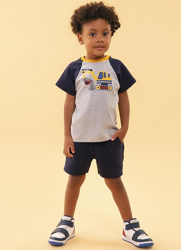 Soft Bonni - Conjunto Primeiros Passos Moletinho Cinza