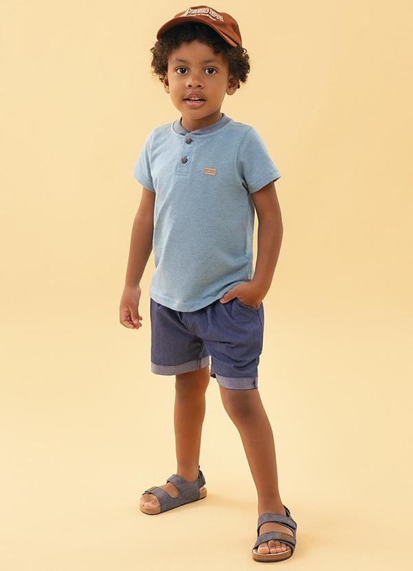 Soft Bonni - Conjunto Primeiros Passos Sarja Azul