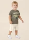 Malwee Kids - Conjunto Pronto Pra Aventura! Azul Petróleo - variação: Taupe