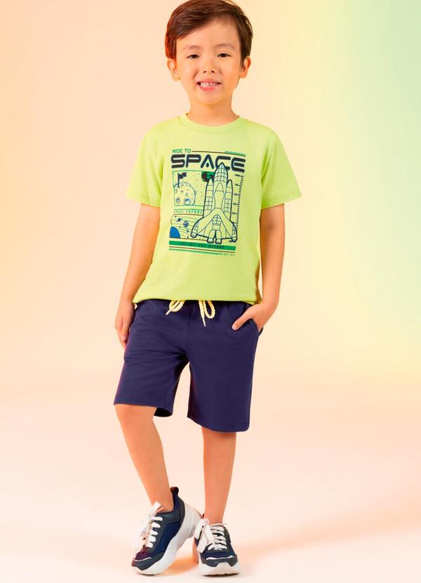 Cativa Kids - Conjunto que Brilha no Escuro Verde