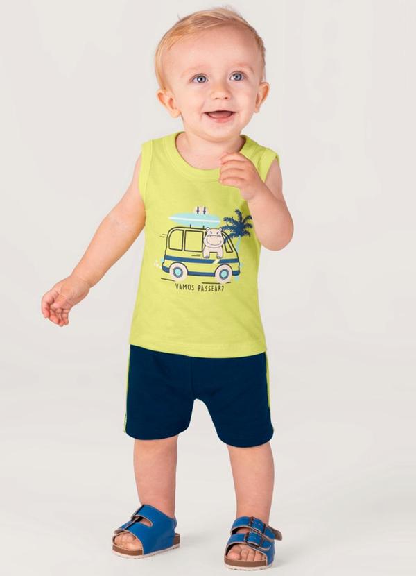 Brandili Baby - Conjunto Regata Bebê Menino Verde