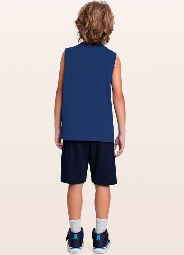 Fakini Kids - Conjunto Regata/Bermuda Azul 2