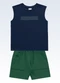 Fakini Kids - Conjunto Regata/Bermuda Azul - variação: Azul