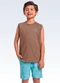 Fakini Kids - Conjunto Regata/Bermuda Marrom - variação: Marrom