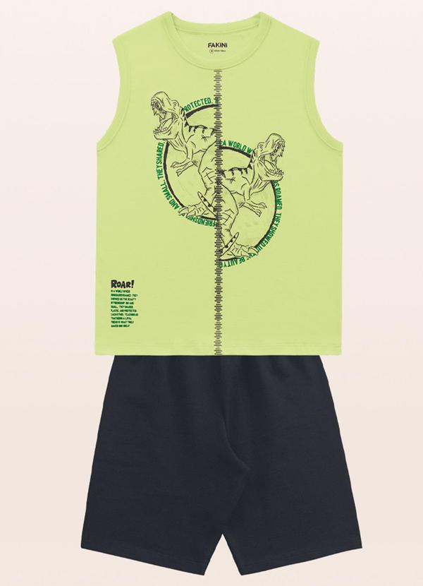 Fakini Kids - Conjunto Regata/Bermuda Verde