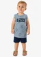 Rovi Kids - Conjunto Regata com Bermuda Infantil Azul - variação: Azul