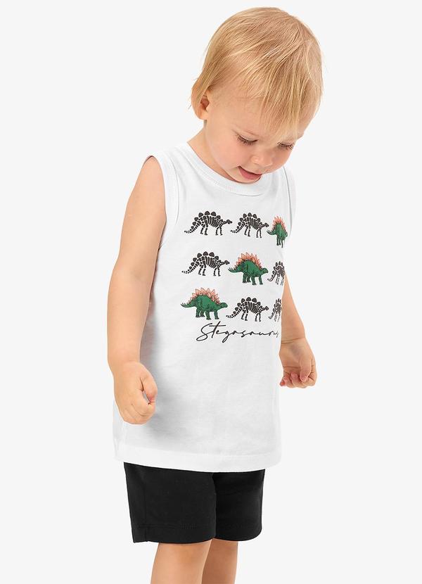 Rovi Kids - Conjunto Regata com Bermuda Infantil Branco