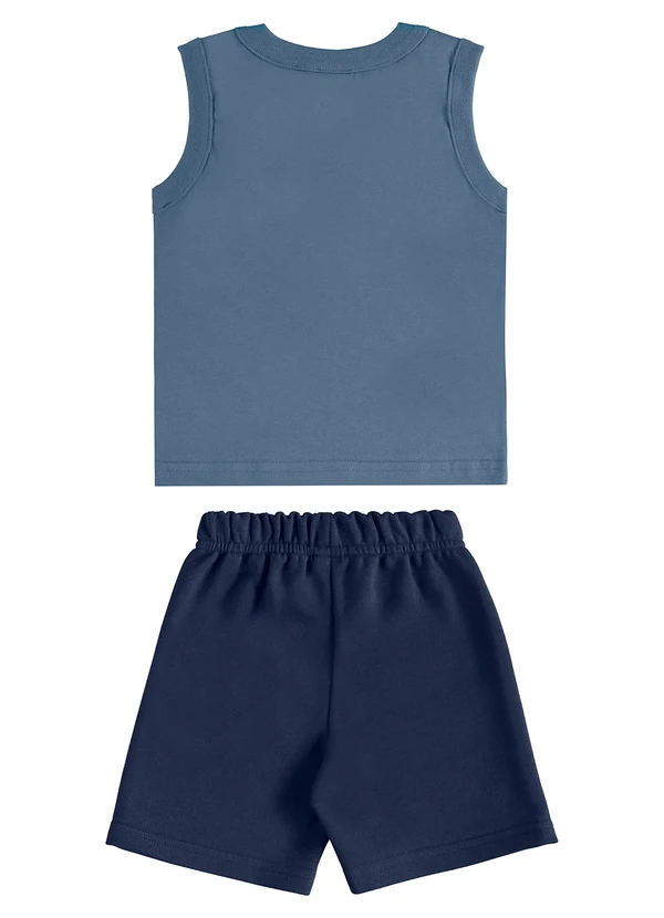 Bee Loop - Conjunto Regata Dino Bermuda Azul 3