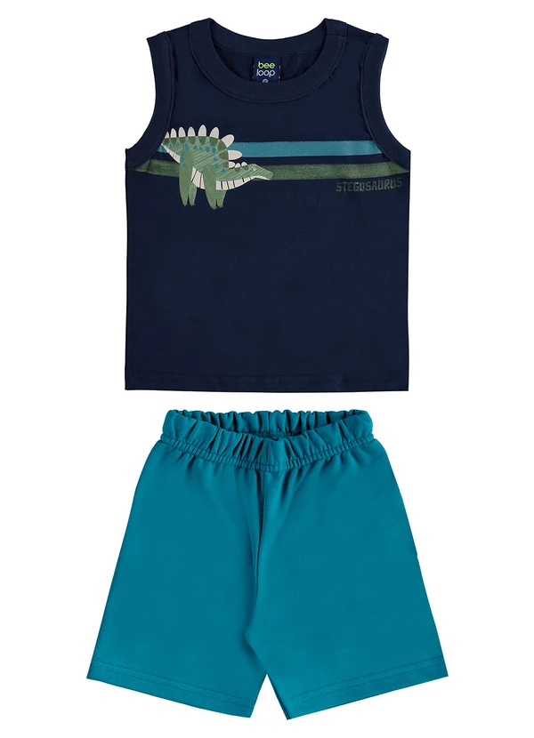Bee Loop - Conjunto Regata Dino Bermuda Azul
