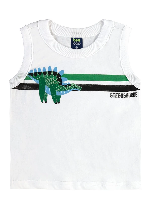 Bee Loop - Conjunto Regata Dino Bermuda Branco 3