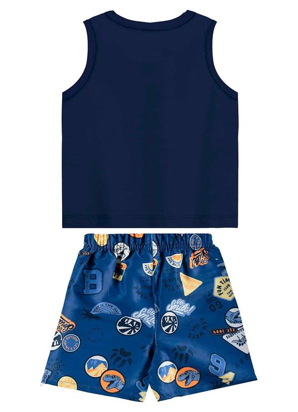 Bee Loop - Conjunto Regata e Bermuda Azul 2