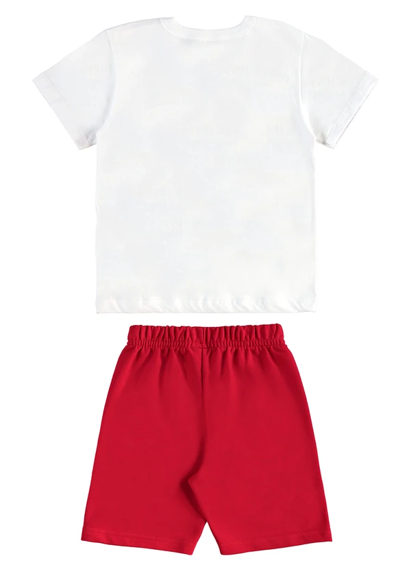 Bee Loop - Conjunto Regata e Bermuda Branco 3