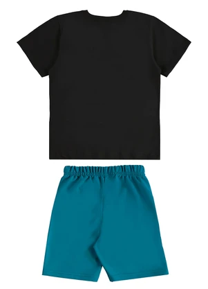 Bee Loop - Conjunto Regata e Bermuda Preto - BEE LOOP