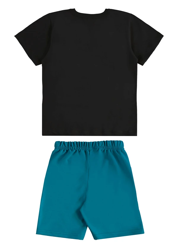 Bee Loop - Conjunto Regata e Bermuda Bee Loop Preto 2