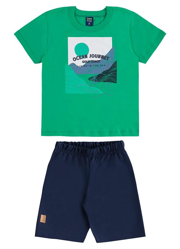 Bee Loop - Conjunto Regata e Bermuda Verde