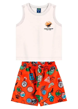 Bee Loop - Conjunto Regata e Bermuda Bege - BEE LOOP