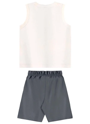 Bee Loop - Conjunto Regata e Bermuda Bege - BEE LOOP