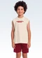 Fakini Kids - Conjunto Regata e Bermuda Azul - variação: Bege