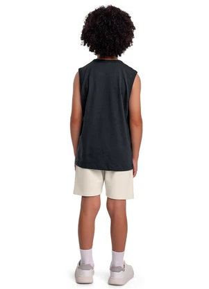 Fakini Kids - Conjunto Regata e Bermuda Cinza - FAKINI KIDS