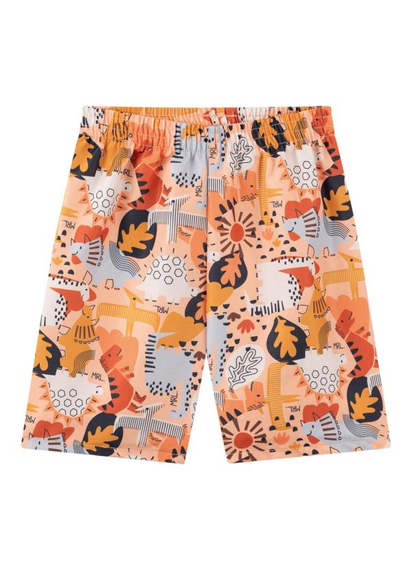 Marlan - Conjunto Regata e Bermuda em Microfibra Marrom 3