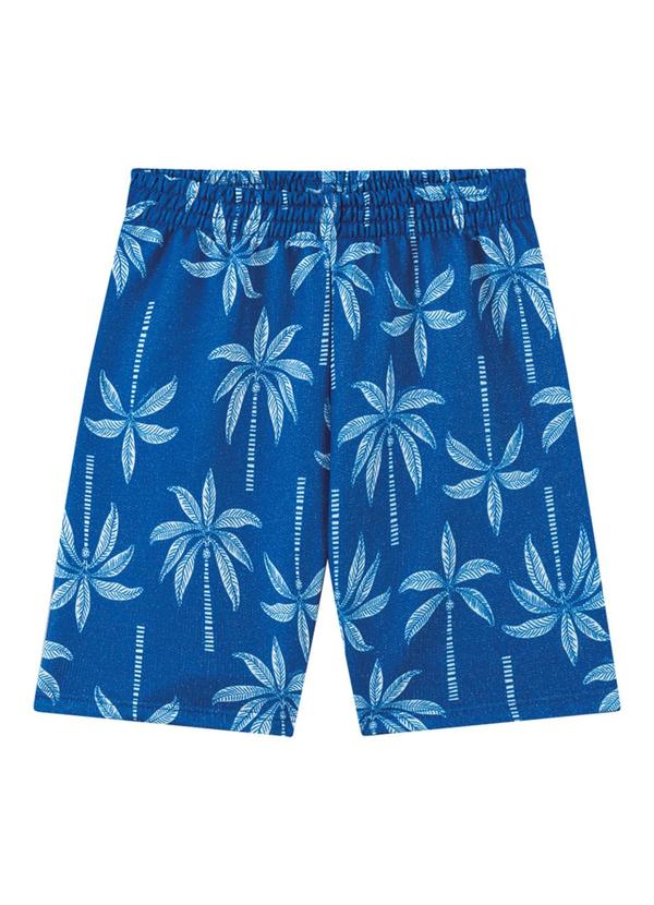 Marlan - Conjunto Regata e Bermuda em Moletinho Azul 3