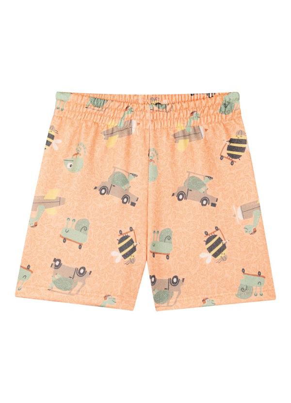 Marlan - Conjunto Regata e Bermuda em Moletinho Bege 4