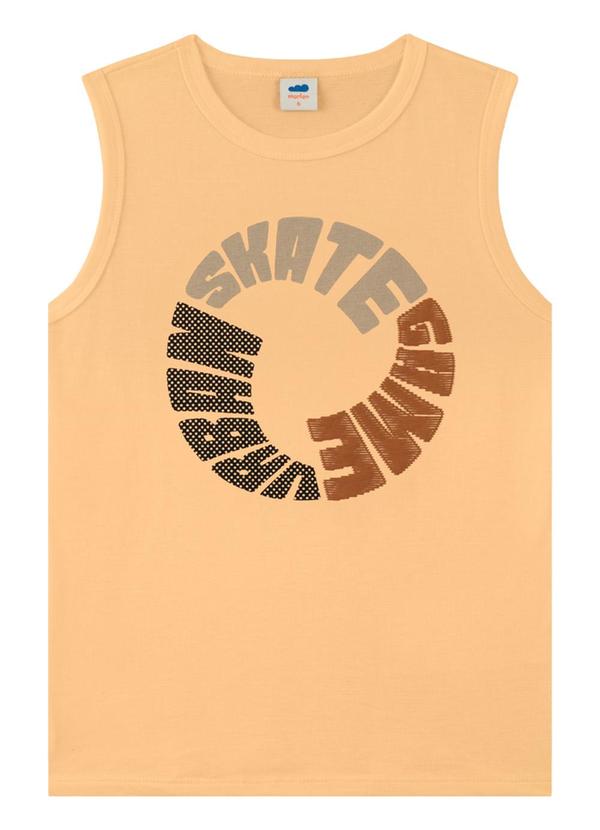 Marlan - Conjunto Regata e Bermuda em Moletinho Laranja 2