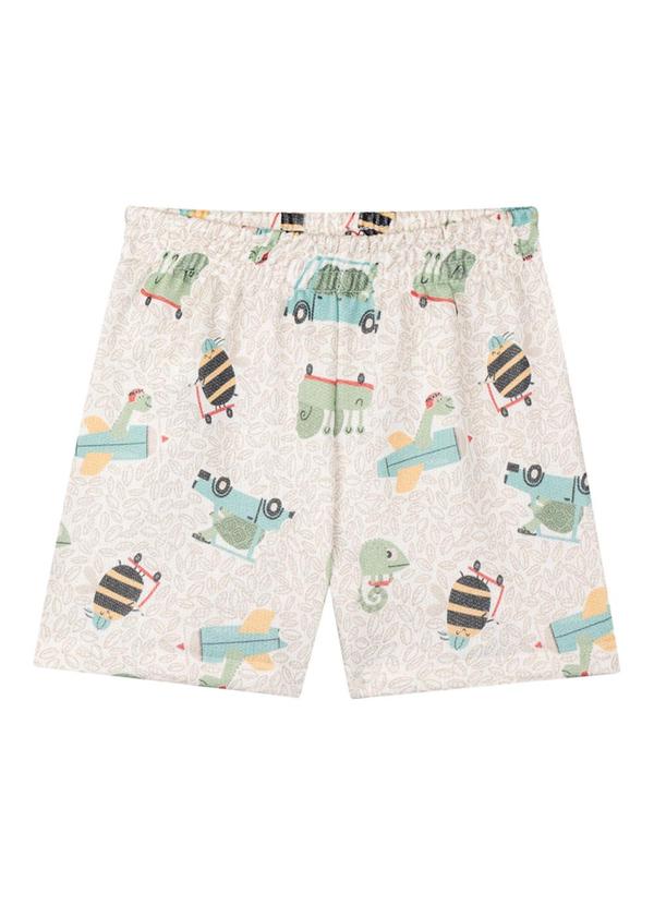 Marlan - Conjunto Regata e Bermuda em Moletinho Preto 3