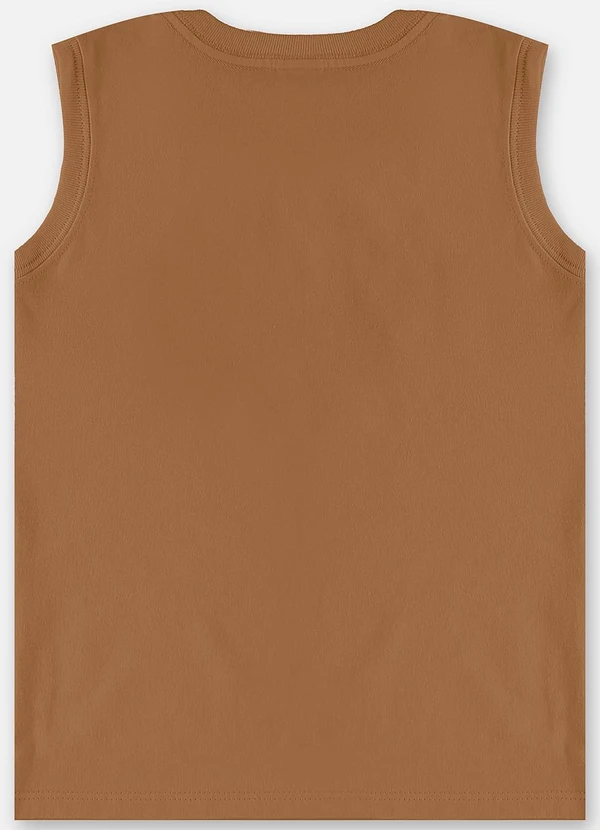 Up Baby - Conjunto Regata e Bermuda Infantil Marrom 6