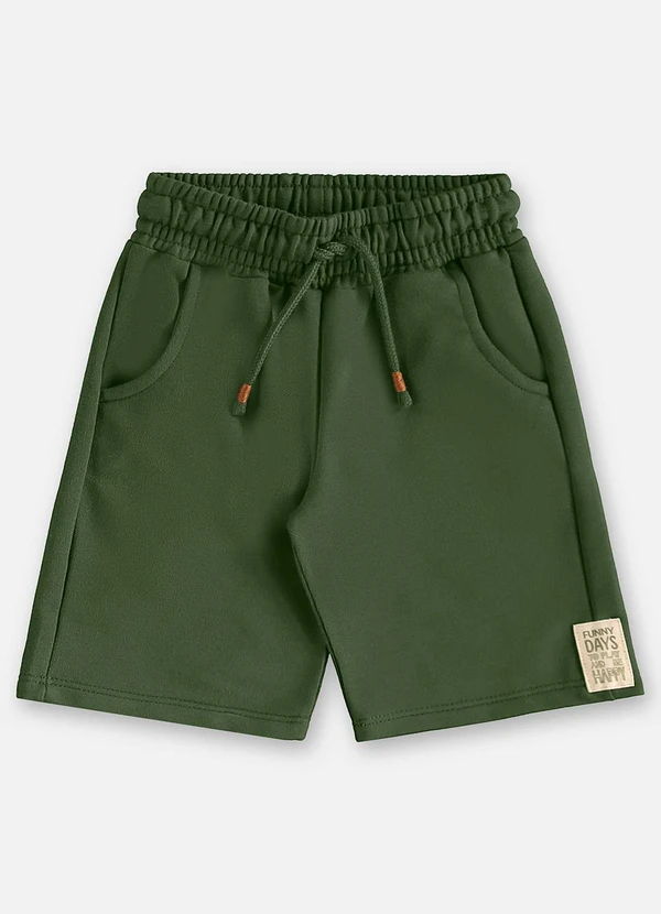 Up Baby - Conjunto Regata e Bermuda Infantil Marrom 7