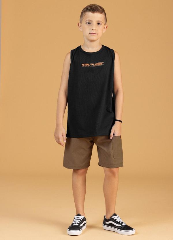 Soft Bonni - Conjunto Regata e Bermuda Infantil Preto 1