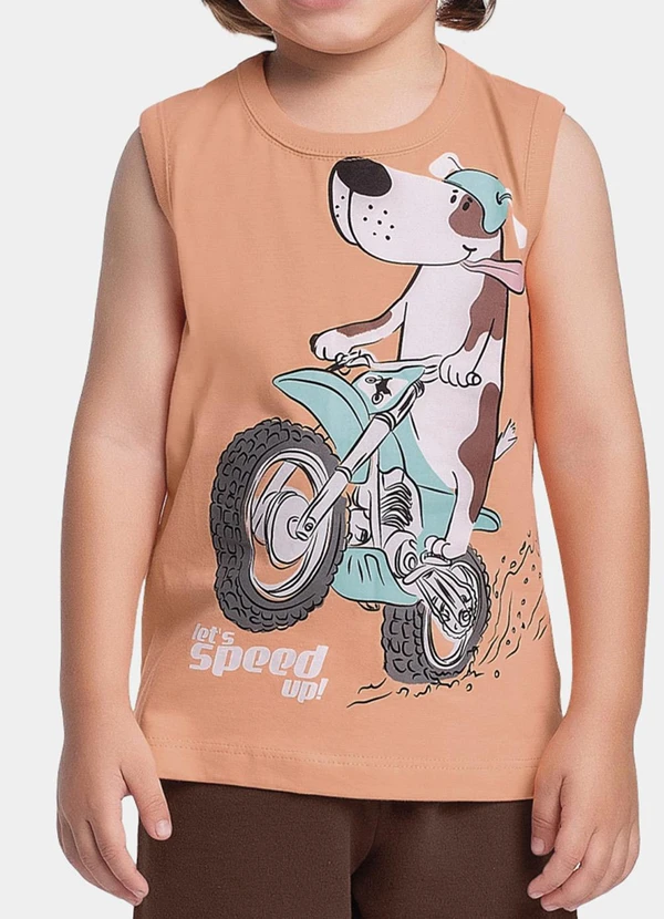 Fakini Kids - Conjunto Regata e Bermuda Laranja 3