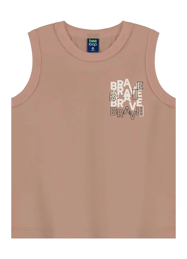 Bee Loop - Conjunto Regata e Bermuda Marrom 4