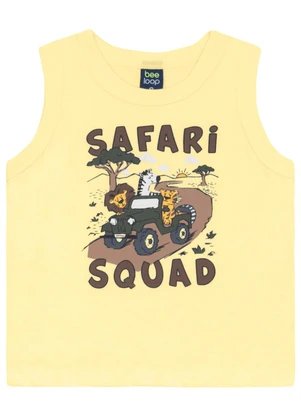 Conjunto Regata e Bermuda Menino Bee Loop Amarelo - BEE LOOP