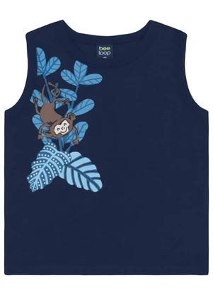 Conjunto Regata e Bermuda Menino Bee Loop Azul - BEE LOOP
