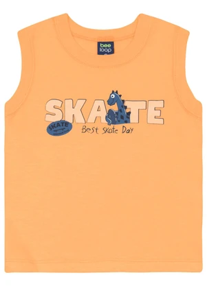 Conjunto Regata e Bermuda Menino Bee Loop Laranja - BEE LOOP