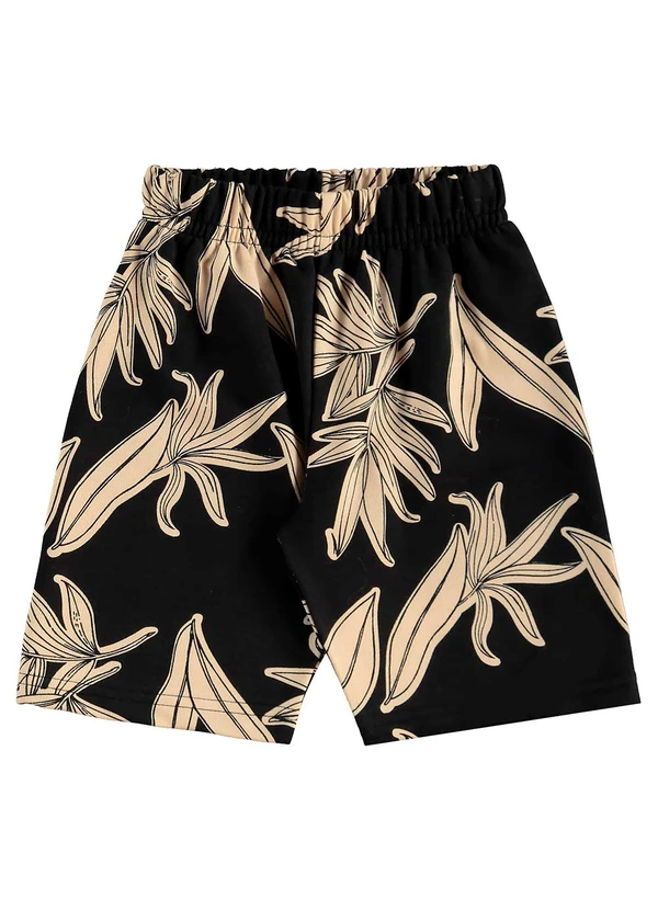 Bee Loop - Conjunto Regata e Bermuda Menino Bege 4