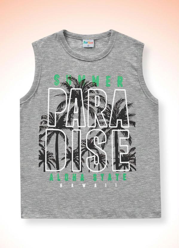 For Fun - Conjunto Regata e Bermuda Menino Cinza 2