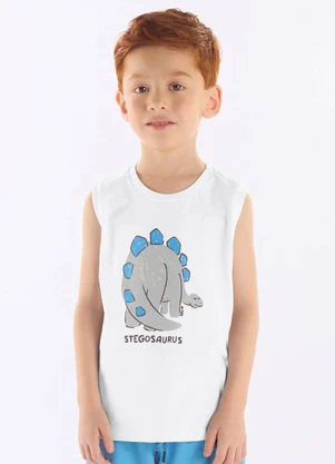 Conjunto Regata e Bermuda Menino Up Baby Branco - UP BABY