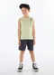 Quimby - Conjunto Regata e Bermuda Menino Verde - variação: Verde