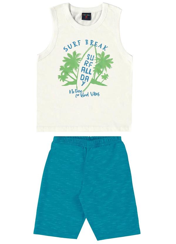 Guloseima - Conjunto Regata e Bermuda Off White