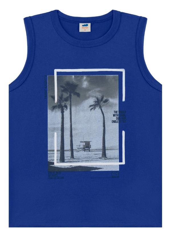 Marlan - Conjunto Regata e Bermuda Quadriculado Azul 2