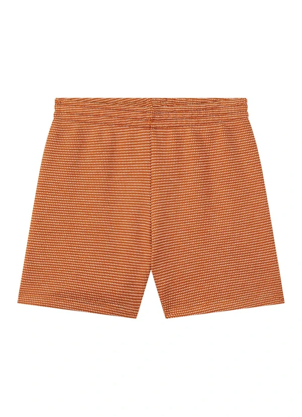 Marlan - Conjunto Regata e Bermuda Quadriculado Bege 3