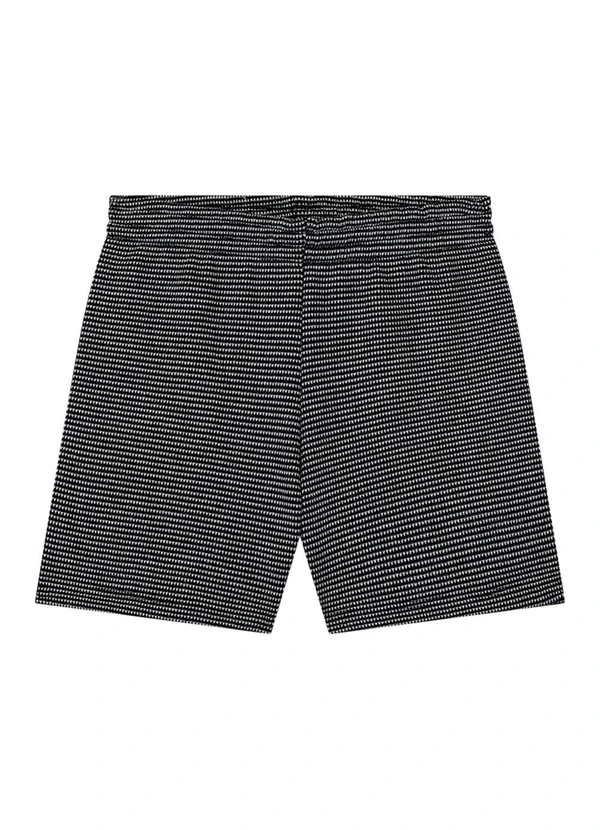 Marlan - Conjunto Regata e Bermuda Quadriculado Laranja 4