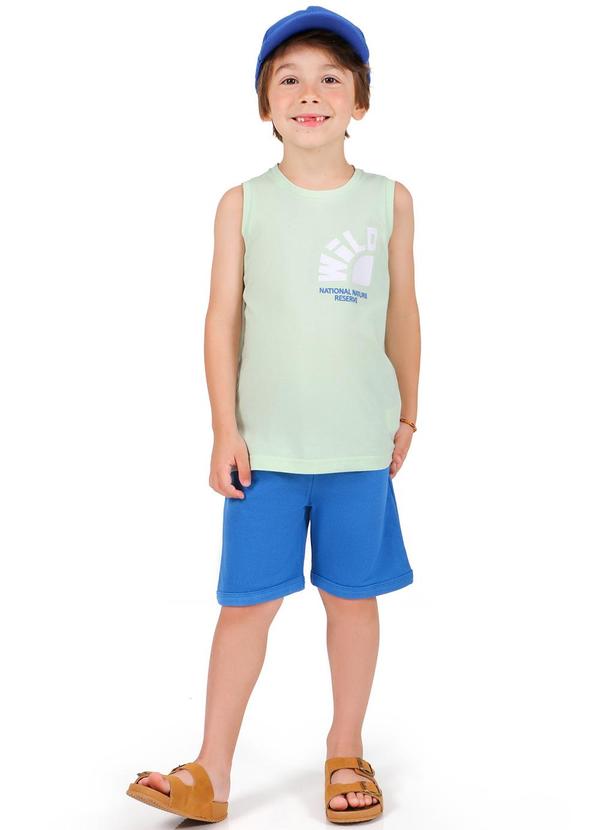 Tink Bink - Conjunto Regata e Bermuda Verde 1