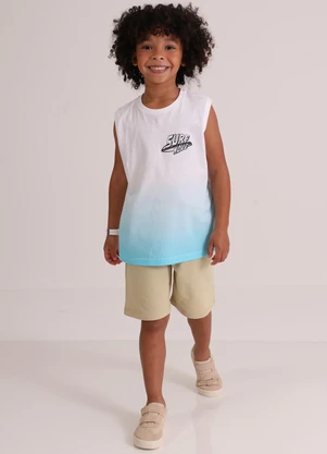 Tink Bink - Conjunto Regata e Bermuda Verde - TINK BINK