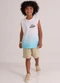 Tink Bink - Conjunto Regata e Bermuda Verde - variação: Verde