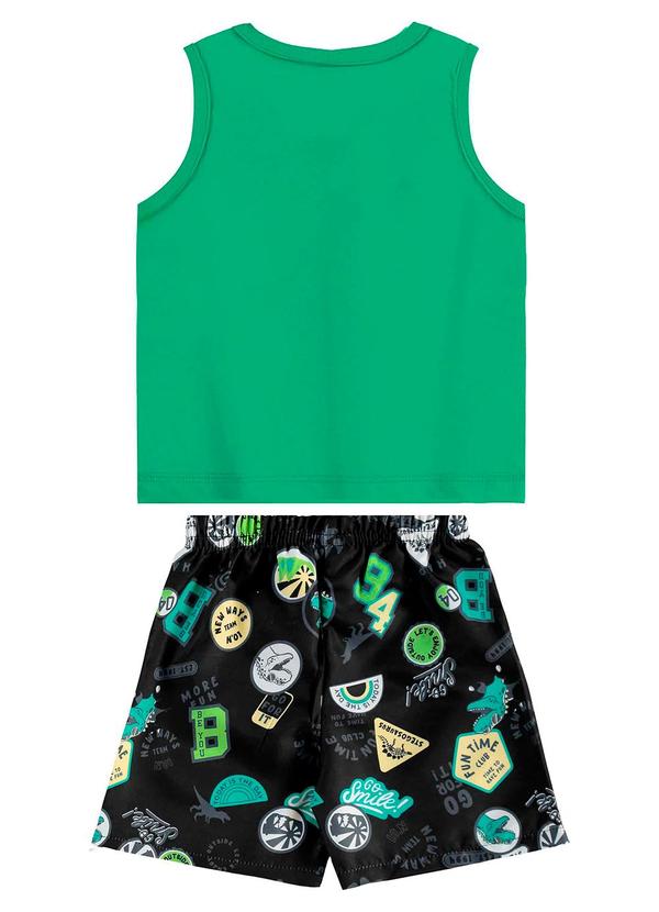 Bee Loop - Conjunto Regata e Bermuda Verde 3