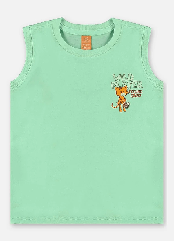 Up Baby - Conjunto Regata e Short Infantil Verde 4